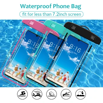 Водоустойчив Калъф За Телефон Плаващите Гмуркане Гмуркане Суха Чанта Калъф За iPhone Калъф за Samsung, Huawei Redmi Подводни Спортове на Плажа Басейн