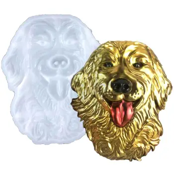 Направи си САМ Crystal Епоксидна Смола, под формата На Кучета Форма за леене на Силиконовата форма за животни, за рамки за картини и Художествени занаяти