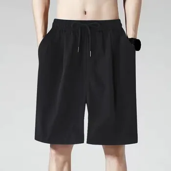 Мъжки къси панталони с дълбоки джобове, тренировочная облекло свободно намаляване за мъже, комплект Men I Fit Shorts, мъжки спортни къси панталони с джобове с цип
