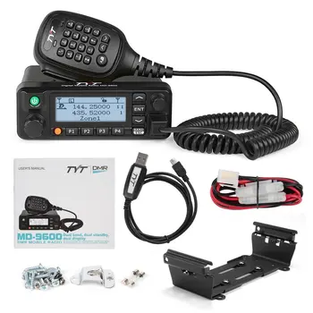 Цифрово Радио TYT MD-9600 DMR 50 КМ Двухдиапазонное 136-174 400-480 Mhz с Двоен Времеви слот с функция за криптиране на Мобилна Радиостанция 50 W