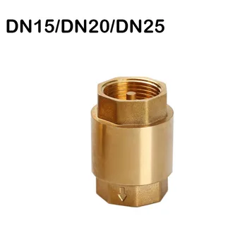 1 бр. DN15/DN20/DN25 Латунная вътрешна резба, Вграден пружинен клапан, еднопосочен клапан за контролиране на вода