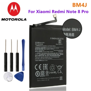 Оригинален 4500 mah BM4J Батерия За Xiaomi Redmi Note 8 Pro Note8 Pro Истински Смяна на Батерията на Телефона + Безплатни Инструменти