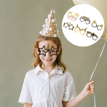 Очила честита Нова година, очила за новогодишната партита, подпори за фотосесия, спомен за парти