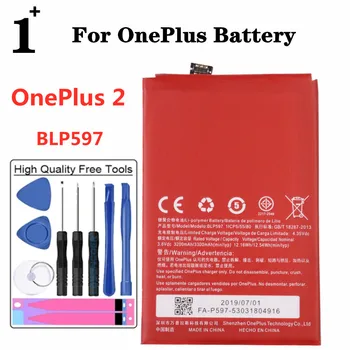 Оригинална Батерия за Мобилен Телефон BLP597 3300 mah За One Plus OnePlus 2 A2001 Висококачествени Сменяеми Батерии Bateria 