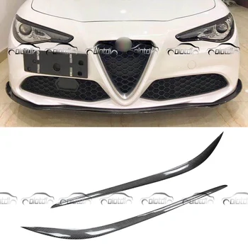 Карбоновая на предния фар за вежди, Клепачи фарове за автотюнинга на Alfa Romeo Giulia
