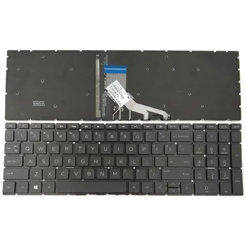 Новата клавиатура за лаптоп HP 15-DB0011DX 15-DB0020CA 15-DB0020NR 15-DB0030NR 15-DB0031NR 15-DB0038CA 15-DB0040CA с подсветка САЩ