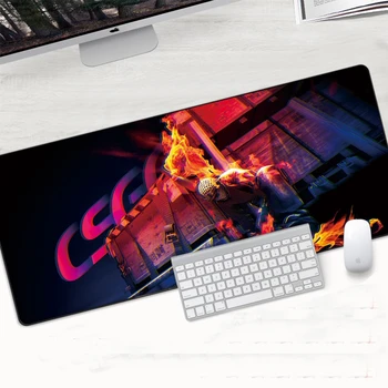 CSGO XL Lockedge Голяма Игри Подложка За Мишка Компютърна Игра CS GO Клавиатура Подложка За Мишка Hyper Beast Настолна Клавиатура, Подложка за Мишка за PC, Лаптоп