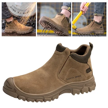 2023 Защитни обувки; Мъжки износоустойчиви работни обувки; Обувки, защитени от пробиви; защитни обувки без стягане; Катерене туристически обувки;