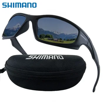 НОВИ поляризирани слънчеви очила Shimano 2023 за шофиране Мъжки слънчеви очила за къмпинг, туризъм, риболов Класически слънчеви очила с UV400 Очила