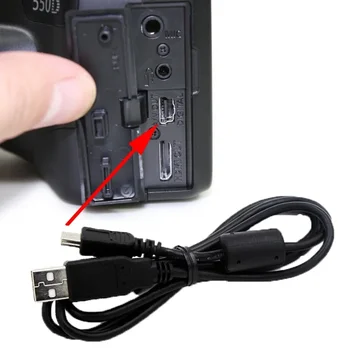 5Pin USB кабел за предаване на данни Кабел за предаване на данни Кабел Подводящий тел/за огледално-рефлексен фотоапарат линия за предаване на данни за Nikon D1X, D2H D200, D300, D300s, D600, D700,