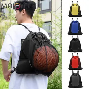 Преносим баскетболен раница на съвсем малък Окото чанта за футбол Чанти за съхранение на волейбол топки за Спорт на открито Пътуване Фитнес зала, Йога