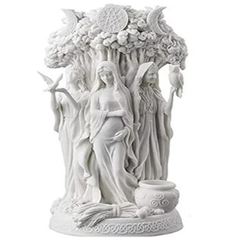 Скулптура на Богиня, Украшения за дома, Миниатюри, занаяти, изработени от смола, Статуята на Гръцка Богиня, Статуетка, Древногръцки Религиозна Хеката