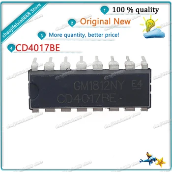 10 бр./много! CD4017BE CD4017 CD4017B DIP-16 CMOS логическо устройство, монтирано на чипове, делител знак след десетичната запетая