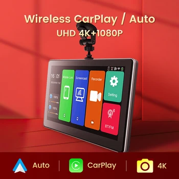Универсален 7-Инчов Авто Радио, Мултимедиен Плейър За Ssangyong Actyon Korando Rexton Tivoli Carplay + Android Auto Touch Screen