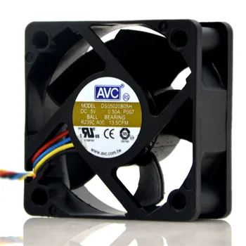 За AVC DS05020B05H DC 5V 0.5 A 5cm 5020 50x50x20mm Вентилатор за Охлаждане с Двойно шарикоподшипником