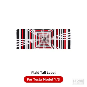 За автомобил Tesla Model 3 Y X S Стикери с логото на клетката, икона на опашката етикет, мрежата от авто-букви, стикери за автомобил, външни детайли и аксесоари за 2023 година на издаване