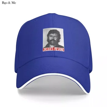 2023 Нова тениска Jacques Mesrine - Враг на обществото Франция е номер едно, бейзболна шапка, маркови мъжки шапки, бейзболна шапка, шапка за момичета, мъжка шапка