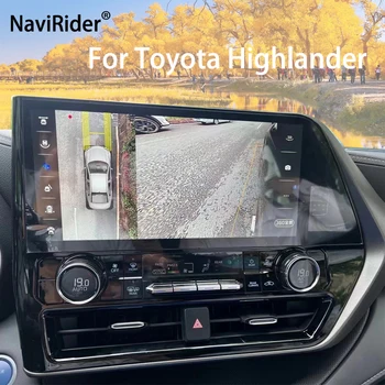 12,3-инчов Екран Авто Музикален Стерео 2Din За CROWN KLUGER TOYOTA Highlander Android 13 CarPlay GPS Навигация Мултимедиен Плейър