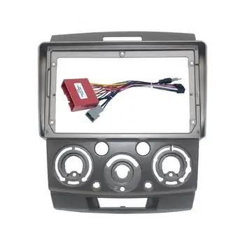 2 Din 9-Инчов Радиото в автомобила, За да Инсталирате DVD GPS Mp5 ABS PC Пластмасовата Рамка за Ford Ranger и Mazda BT-50 2000-2010 Dash Kit