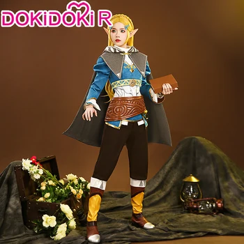 В ПРИСЪСТВИЕТО на Слот костюм на принцеса за cosplay-3 пелерина DokiDoki-R Linkk за cosplay Голям размер