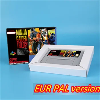за 16-битова игра на карти Ninja Gaiden Трилогия за игралната конзола SNES версията EUR PAL