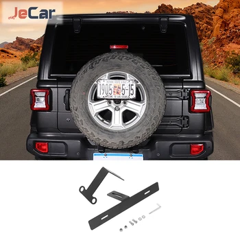 JeCar Резервна гума, Скоба Регистрационен номер на Притежателя на Jeep Wrangler JL JK 2007 Up Железни Аксесоари за външността на автомобила