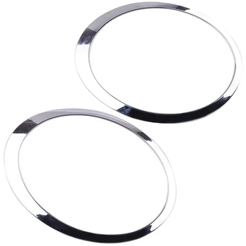 Набор от хромированных пръстени за довършване на фарове Mini Cooper R55 R57 R58 R59 2007-2015 на Ляво и на дясно