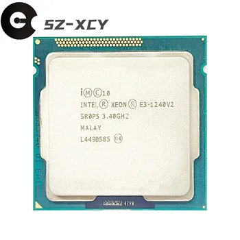Процесор Intel Xeon E3-1240 v2 E3 1240v2 E3 1240 v2 с четырехъядерным процесор 3.4ghz, 8M 69 W, LGA 1155