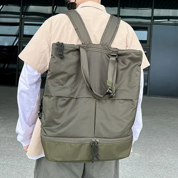 Мъжки и дамски чанта за крайградски пътувания, однотонная чанта на едно рамо, найлонова раница със защитата от пръски е с голям капацитет, Tide
