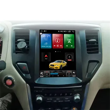 2din Автомобилен мултимедиен радиоплеер CarPlay Android 12 Tesla за Nissan Pathfinder 2012 ~ 2021 8 + 256G Авто стерео GPS навигация единица