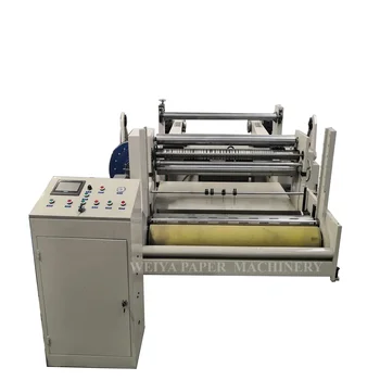 Машина за рязане и пренавиване на хартия на роли FQFJ-1800 за производство на хартиени тръби, хартиена фабрика, производство на сменяеми спирала роли