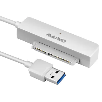 MAIWO K104A Кабел-Конвертор USB3.0 SATA 2,5-Инчов Твърд диск, SSD HDD