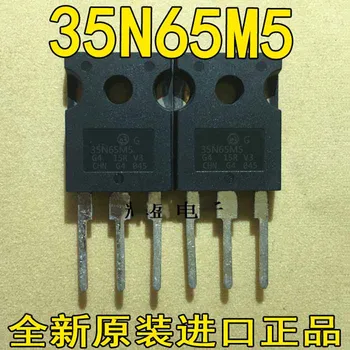 5 бр.-10 бр./лот: STW35N65M5 със сито печат 35N65M5 35A/650 НА N-канален полеви транзистор TO247, Нов оригинален В НАЛИЧНОСТ