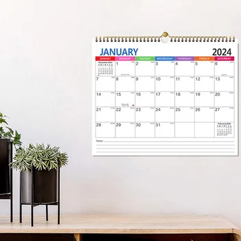 за ежедневника в 2024 година, стенен календар за домашна употреба в стил Макиллаже