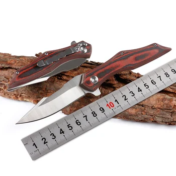Открит сгъваем нож със стоманени остриета с висока твърдост 9cr18mov G10 дръжка многофункционален инструмент EDC за оцеляване на открито G10 дръжка