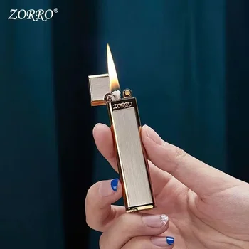Висококачествена керосин запалка ЗОРО, мини-метална запалка за цигари, Ветрозащитная запалка, преносима запалка с открит пламък, подаръци за един човек