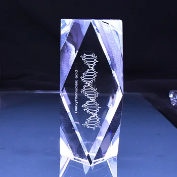 Модел кристал двойната спирала на ДНК Демонстрационен модел за обучение на генетични и биологични вируси на дезоксирибонуклеиновата киселина и биологично вируса