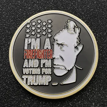 Най-новата Златна монета Пожарникар Тръмп 2020 г. 