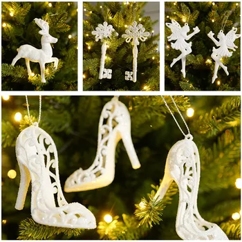 Коледна Смола Сангель Обувки От Лосове Коледно Дърво Висящи Висулки Бижута Нова Година 2024 Подаръци Навидад Коледна Украса за дома