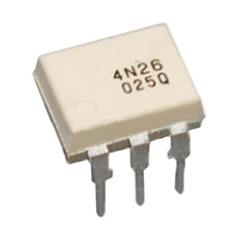 10 Бр Радиоприемници Оптоизоляторов 4N26 DIP-6 с Транзисторным Изход