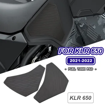 За Kawasaki KLR 650 KLR650 2021 2022 Аксесоари За мотоциклети Тампон На Резервоар Гума устойчива на плъзгане, устойчиво на Надраскване Защитен Стикер