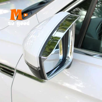 2014 2015 2016 2017 2018 За автомобили Jeep Cherokee KL ABS Хром Блок огледала за обратно виждане Дъждобран Рамка за Вежди Капак Завърши Аксесоари