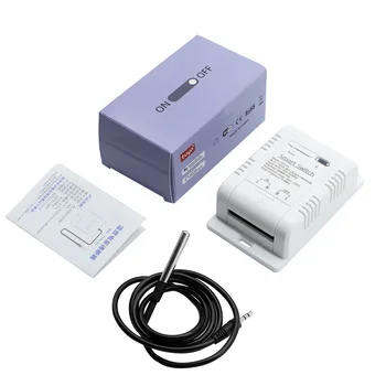 Sasha WiFi Smart Температура Switch Датчик DS18B20 Единствен Релейного Изходен Модул за Безжичен Контролер Работи С Алекса Home