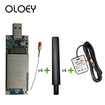 Модул RM502Q-AE 5G NR Поддържа НСА и SA + USB адаптер 5G USB 3.0 - M. 2 + Антена модул за Quectel SIMCOM Ficobom 5g