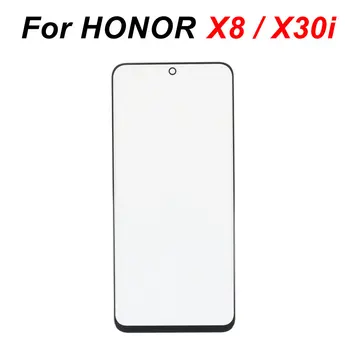 Предното Стъкло на Екрана, За Huawei Honor X8 Сензорно Стъкло Външният Капак Панел на Екрана на Резервни Части За Ремонт на TFY-LX1 TFY-LX2 TFY-LX3