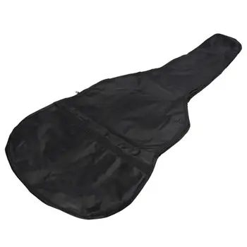 Преносима чанта за носене китара през рамо от плат Оксфорд, защитен калъф за съхранение на китара, мек калъф за китарни партии, черен