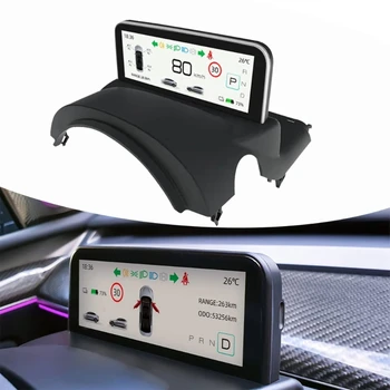 LCD за измерване на скоростта на арматурното табло на автомобила за модели 3 / Y, централен дисплей, комбинация от уреди, проектор скорост на предното стъкло, аларма за превишаване на скоростта D7YA