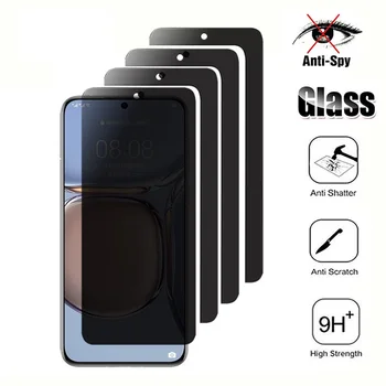 3D Защитно Закалено Стъкло за Huawei P30 P20 P50 P40 Lite 5G и 4G Защита на екрана от шпионин За Huawei P40 P20 Lite Капитан 30 20 50