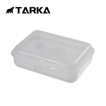 TARKA 6 Мрежи Кутии за съхранение на яйца Удароустойчив Полипропилен Контейнер-органайзер за яйца, Калъф за съхранение на малки яйца, Туристическа кухня, Аксесоари за пикник