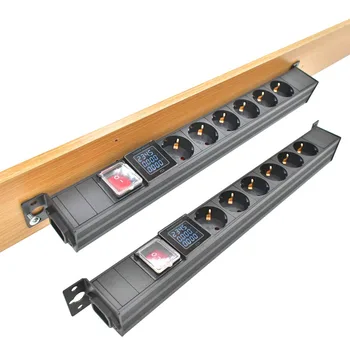 Настолна изход електрически контакт PDU Power strip 1-10 EU Socket